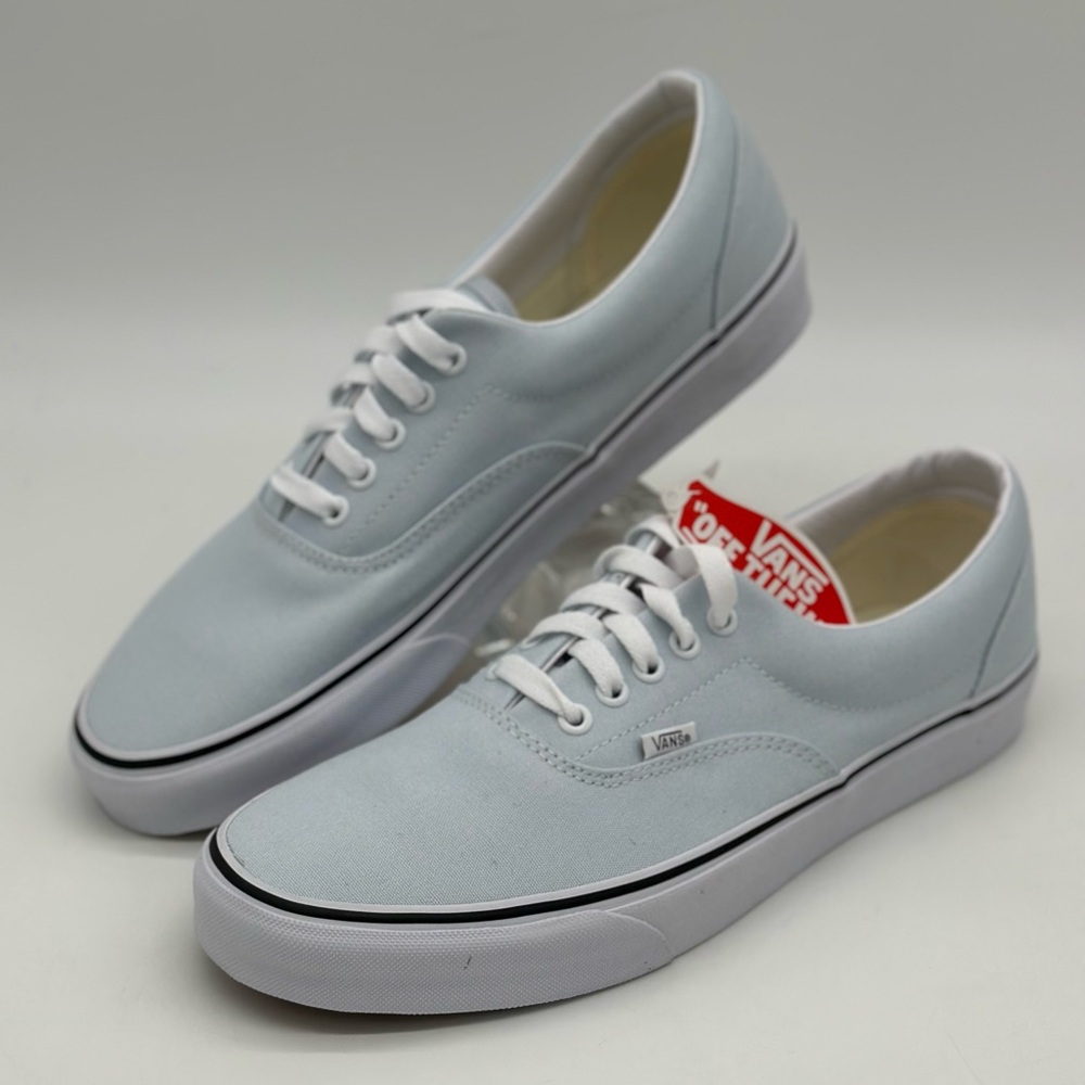 Vans Men's White Canvas Sneakers